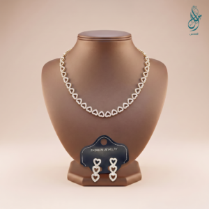 طقم قلوب ماسية